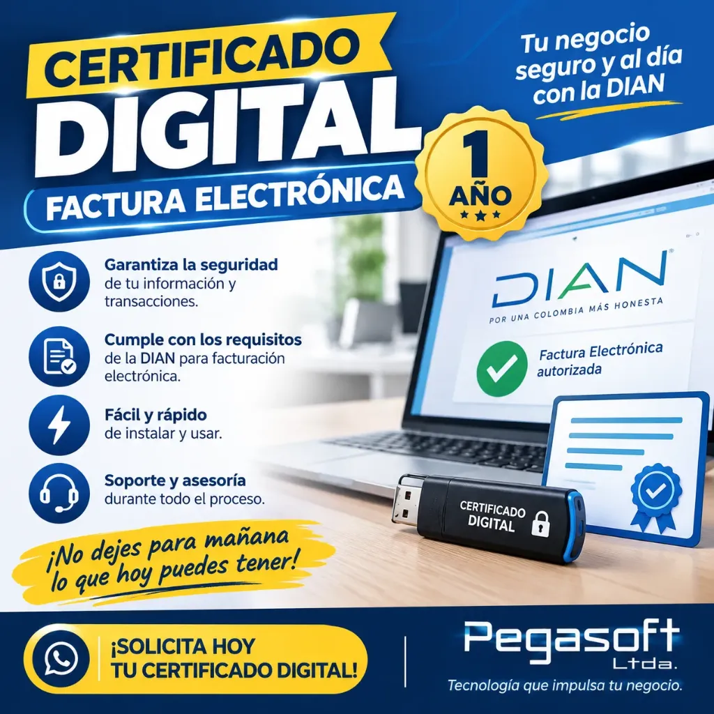 Certificado Digital para Facturación Electrónica DIAN